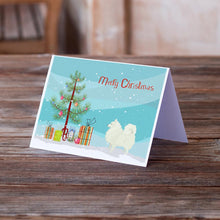 Load image into Gallery viewer, Spitz Christmas Tree Greeting Cards -  Blank Note Cards – 8-Pack of Artist-Designed Cards with Envelopes