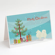 Load image into Gallery viewer, Spitz Christmas Tree Greeting Cards -  Blank Note Cards – 8-Pack of Artist-Designed Cards with Envelopes