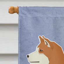 Load image into Gallery viewer, Akita Welcome Flag Canvas House Size CK3571CHF