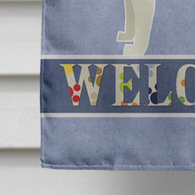 Load image into Gallery viewer, Akita Welcome Flag Canvas House Size CK3571CHF