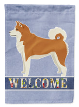 Load image into Gallery viewer, Akita Welcome Flag Canvas House Size CK3571CHF