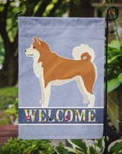 Load image into Gallery viewer, Akita Welcome Garden Flag - Outdoor Decorative Yard Flag CK3571GF