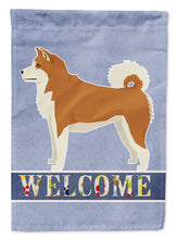 Load image into Gallery viewer, Akita Welcome Garden Flag - Outdoor Decorative Yard Flag CK3571GF