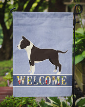 Load image into Gallery viewer, American Staffordshire Terrier Welcome Garden Flag - Outdoor Decorative Yard Flag CK3574GF