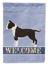 Load image into Gallery viewer, American Staffordshire Terrier Welcome Garden Flag - Outdoor Decorative Yard Flag CK3574GF