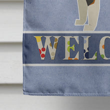 Load image into Gallery viewer, Australian Shepherd Welcome Flag Canvas House Size CK3575CHF