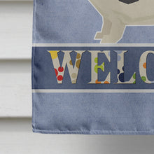 Load image into Gallery viewer, Basset Hound Welcome Flag Canvas House Size CK3577CHF