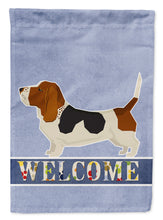 Load image into Gallery viewer, Basset Hound Welcome Garden Flag - Outdoor Decorative Yard Flag CK3577GF
