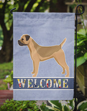 Load image into Gallery viewer, Border Terrier Welcome Garden Flag - Outdoor Decorative Yard Flag CK3582GF