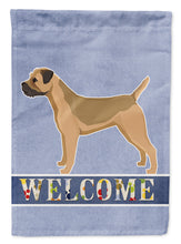 Load image into Gallery viewer, Border Terrier Welcome Garden Flag - Outdoor Decorative Yard Flag CK3582GF