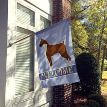 Load image into Gallery viewer, Boxer Welcome Flag Canvas House Size CK3585CHF