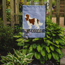 Load image into Gallery viewer, Cavalier Spaniel Welcome Garden Flag - Outdoor Decorative Yard Flag CK3588GF