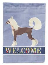 Load image into Gallery viewer, Chinese Crested Welcome Flag Canvas House Size CK3590CHF
