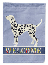 Load image into Gallery viewer, Dalmatian Welcome Flag Canvas House Size CK3593CHF