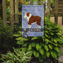 Load image into Gallery viewer, English Bulldog Welcome Garden Flag - Outdoor Decorative Yard Flag CK3595GF