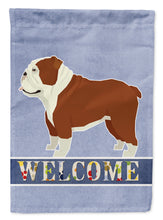 Load image into Gallery viewer, English Bulldog Welcome Garden Flag - Outdoor Decorative Yard Flag CK3595GF