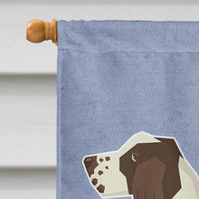 Load image into Gallery viewer, English Springer Spaniel Welcome Flag Canvas House Size CK3596CHF