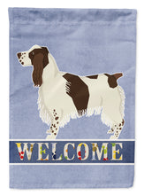 Load image into Gallery viewer, English Springer Spaniel Welcome Flag Canvas House Size CK3596CHF