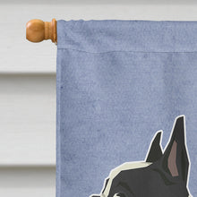 Load image into Gallery viewer, French Bulldog Welcome Flag Canvas House Size CK3598CHF