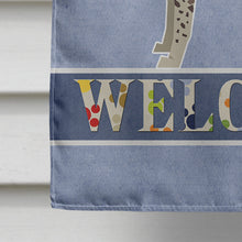 Load image into Gallery viewer, German Shorthaired Pointer Welcome Flag Canvas House Size CK3600CHF