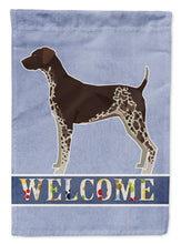 Load image into Gallery viewer, German Shorthaired Pointer Welcome Flag Canvas House Size CK3600CHF