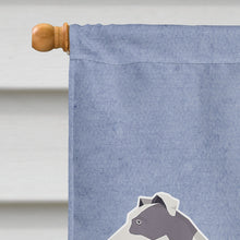 Load image into Gallery viewer, Greyhound Welcome Flag Canvas House Size CK3602CHF