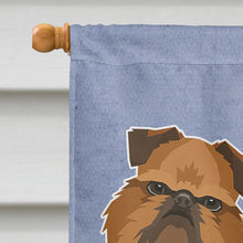 Load image into Gallery viewer, Brussels Griffon Welcome Flag Canvas House Size CK3603CHF