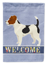Load image into Gallery viewer, Jack Russell Terrier Welcome Flag Canvas House Size CK3606CHF