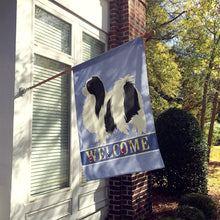Load image into Gallery viewer, Japanese Chin Welcome Flag Canvas House Size CK3607CHF