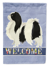 Load image into Gallery viewer, Japanese Chin Welcome Flag Canvas House Size CK3607CHF