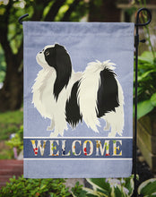 Load image into Gallery viewer, Japanese Chin Welcome Garden Flag - Outdoor Decorative Yard Flag CK3607GF