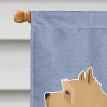 Load image into Gallery viewer, Norwich Terrier Welcome Flag Canvas House Size CK3610CHF