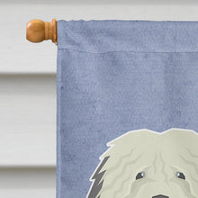 Load image into Gallery viewer, Old English Sheepdog Welcome Flag Canvas House Size CK3611CHF
