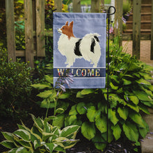 Load image into Gallery viewer, Papillon Welcome Garden Flag - Outdoor Decorative Yard Flag CK3612GF