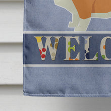 Load image into Gallery viewer, Pembroke Corgi Welcome Flag Canvas House Size CK3613CHF