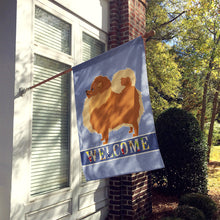 Load image into Gallery viewer, Pomeranian Welcome Flag Canvas House Size CK3614CHF