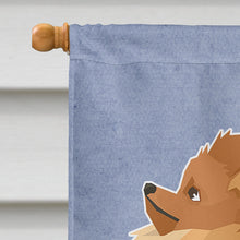 Load image into Gallery viewer, Pomeranian Welcome Flag Canvas House Size CK3614CHF