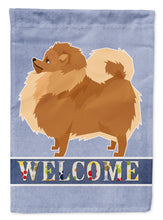 Load image into Gallery viewer, Pomeranian Welcome Garden Flag - Outdoor Decorative Yard Flag CK3614GF