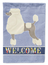 Load image into Gallery viewer, Poodle Welcome Flag Canvas House Size CK3615CHF