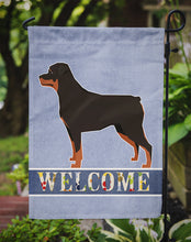 Load image into Gallery viewer, Rottweiler Welcome Garden Flag - Outdoor Decorative Yard Flag CK3617GF