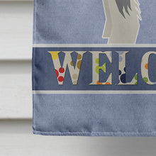 Load image into Gallery viewer, Schnauzer Welcome Flag Canvas House Size CK3618CHF