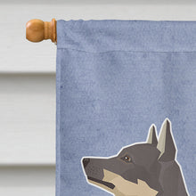 Load image into Gallery viewer, Swedish Vallhund Welcome Flag Canvas House Size CK3625CHF