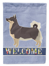 Load image into Gallery viewer, Swedish Vallhund Welcome Garden Flag - Outdoor Decorative Yard Flag CK3625GF