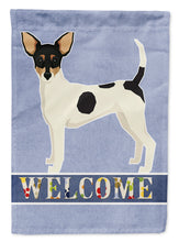 Load image into Gallery viewer, Toy Fox Terrier Welcome Flag Canvas House Size CK3626CHF