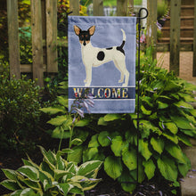Load image into Gallery viewer, Toy Fox Terrier Welcome Garden Flag - Outdoor Decorative Yard Flag CK3626GF