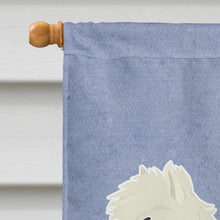 Load image into Gallery viewer, Westie Welcome Flag Canvas House Size CK3628CHF