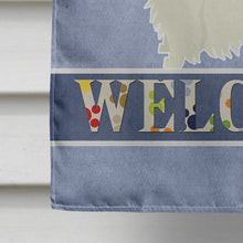 Load image into Gallery viewer, Westie Welcome Flag Canvas House Size CK3628CHF