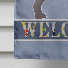 Load image into Gallery viewer, Abyssinian or African Hairless Dog Welcome Flag Canvas House Size CK3630CHF