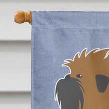 Load image into Gallery viewer, Tan Affenpinscher Welcome Flag Canvas House Size CK3631CHF