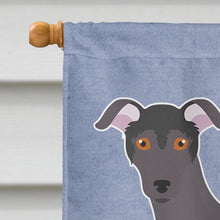 Load image into Gallery viewer, Argentine Pila Dog Welcome Flag Canvas House Size CK3634CHF